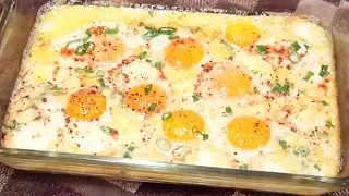 BAKED EGGS IN OVEN