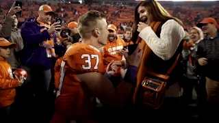 Clemson Football Player Surprise Proposal