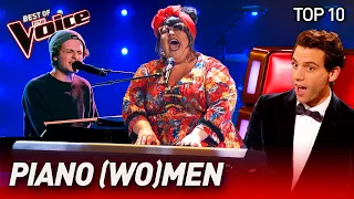 The best PIANO Blind Auditions on The Voice | Top 10