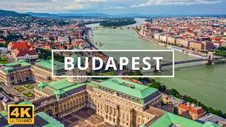 Budapest , Hungary 🇭🇺 | 4K Drone Footage (With Subtitles)