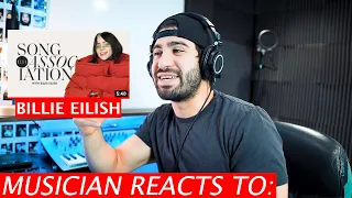 Musician's Reaction: Billie Eilish - Song Association