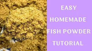 How To Make Fish Powder | Herring Fish Powder | HomemadeShawa Fish Powder