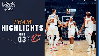 Knicks Rally Past Cavaliers in Cleveland | March 3rd, 2024