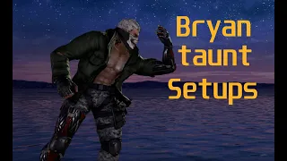 Tekken 7 - Bryan Fury taunt setups