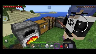 playing knockoff version of Minecraft with my sis next vid it's part two