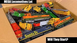 MEGA Vintage Athearn Locomotive Collection - Let's See What Runs!