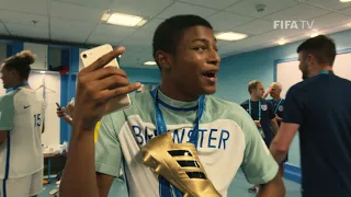 U-17 World Champions England celebrate in style!