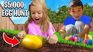 Extreme Easter Egg Hunt *$5,000 GOLDEN EGG*. Nadya World Vlog