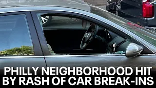 Philadelphia neighborhood hit by rash of car break-ins