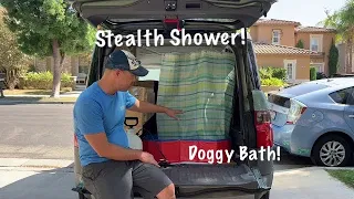 Indoor Shower, Take A Stealth Shower! Element Micro RV v3.0 9.