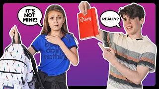 CRUSH REACTS to WHAT’S IN MY SCHOOL BAG **EXPOSED** Must Watch Challenge 🎒| Sophie Fergi