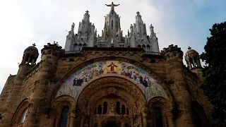 Mount Tibidabo - Barcelona, Spain - Expiatory Church of the Sacred Heart of Jesus