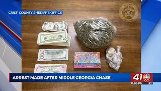 North Carolina man arrested in Georgia after high-speed chase ends with crash, drug charges