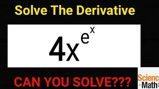 How To Differentiate Exponential Functions. Easy Tricks to find Derivative of exponential functions.
