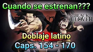 Cuando se estrenarian los Capítulos restantes de Black clover con doblaje latino 🗡️🧙‍♂️✨ Crunchyroll