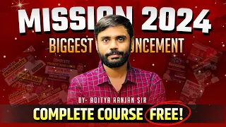 😱 COMPLETE COURSE FREE !! 2024 के सभी EXAMS के लिए 🔥 Aditya Ranjan Sir Maths #ssc #maths