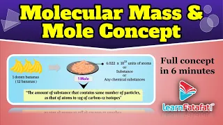 Class 9 Science Atoms and Molecules - Molecular Mass and Mole concept - LearnFatafat