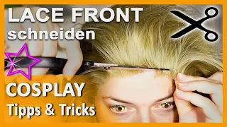 LACE FRONT PERÜCKE - Netz schneiden | Cosplay Tipps & Tricks mit Stella 💜 für Anfänger [DEUTSCH]