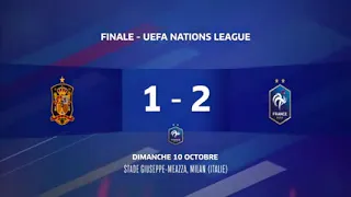 espagne 1 2 france le resume finale uefa nations league