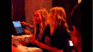 Meeting Mary-Kate & Ashley Olsen, Fashion's Night Out 2010, NYC