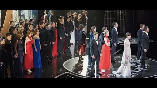 Cast of Les Miserables preforming at the 85th Academy Awards (2013)
