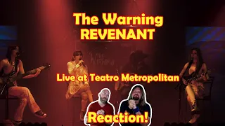 Musicians react to hearing The Warning - REVENANT Live at Teatro Metropolitan CDMX 08/29/2022