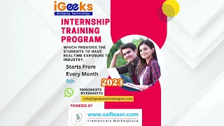 i geeks | internship training program for engineering students, Mtech