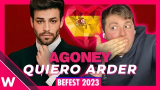 Agoney - "Quiero arder" Reaction | Benidorm Fest 2023