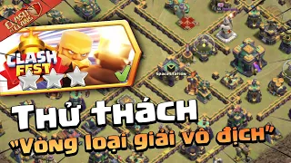 Hướng Dẫn CÁCH ĐÁNH 3 SAO THỬ  THÁCH VÒNG LOẠI GIẢI VÔ ĐỊCH Clash of clans | Akari Gaming