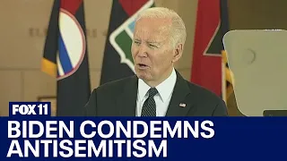 Biden delivers speech condemning antisemitism