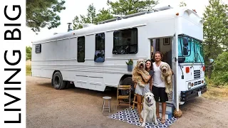 Epic Off-The-Grid School Bus Conversion