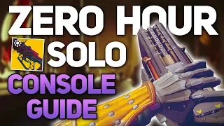 How to Beat the Zero Hour Secret Mission Solo! - A Guide for Solo Players on Console!