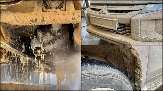 Deep Cleaning the MUDDIEST 4x4 Off Road Jeep EVER! How to wash? #detail #transformation