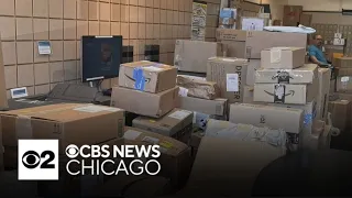 Why isn't UPS shipping out packages from a Chicago store?