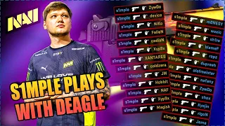 WHEN S1MPLE PLAYS WITH DEAGLE | S1MPLE DESERT EAGLE HIGHLIGHTS CSGO