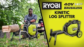 RYOBI 40V HP Brushless Kinetic Log Splitter