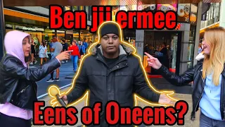 Ben jij ermee eens of oneens?😬 (straatinterview rotterdam)