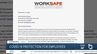 Push for more COVID-19 protection for employees
