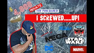 Massive $4000 Private Toy Sale Featuring Amazon Haul, Toy Hunt For Transformers, WWE, Marvel, Halo.