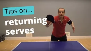 A simplified approach to returning serves