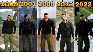 EVOLUTION OF CLAUDE SPEED IN GTA UNIVERSE 1999-2022