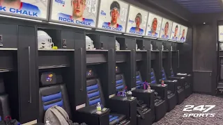 Inside the new Kansas football locker room and weight room