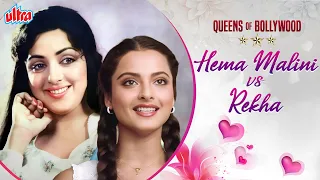 Beautiful Queens Of Bollywood Rekha VS Hema Malini NON STOP Playlist | Lata Mangeshkar, Asha Bhosle