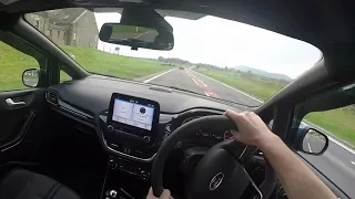 2019 MK8 Ford Fiesta ST POV Drive (Twisty B-Roads)