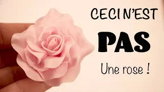 COMMENT FAIRE UNE ROSE EN PÂTE À SUCRE ?