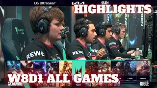 LEC W8D1 All Games Highlights | Week 8 Day 1 S12 LEC Spring 2022