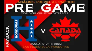 HONDURAS v CANADA CONCACAF 2022 WORLD CUP QUALIFYING PRE GAME ANALYSIS JAN 27, 2022