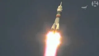 British astronaut Tim Peake launches into space