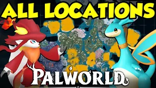 ALL PALWORLD PAL LOCATIONS - FULL PALDECK LOCATION GUIDE