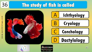 40 Branches of Science Quiz | Science Trivia Quiz | How many branches of science do you know?